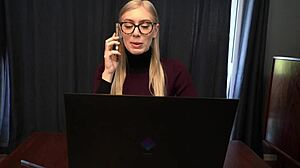 Kay Lovely Rips Clothes for Wet Pussy Lick and Strapon Fuck