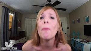 oh man stepmom jane cane goes crazy riding my shiny cock begging for that hot creampie pov