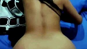 young colombian stepsis moans passionately on thick cock homemade