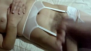 My Heart Races Pleasing Maid as Stepson Cums on Hairy Pussy