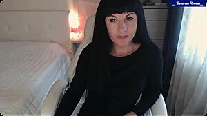 Tamarra Roman Aka Jessy Strips Sexily. Teases Perky Nipples Ass Wiggle.