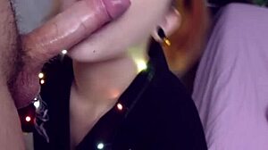 i'm choking on his cock for christmas deepthroat gagging like a slave