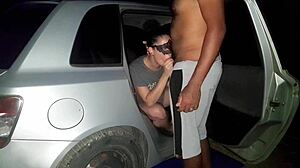 hot brazilian wife gets destroyed on huge black cock outdoors public