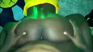 Huge Cock Stretches Big Booty Whore's Ass In Brutal Pounding Session