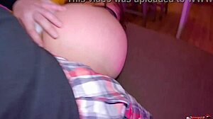 fox ears tail stuffed in stepsis juicy asshole, gotta fuck her quick before parents home