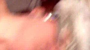 ginger bbw wife in mask shakes her fat tits and chubby ass for you