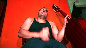 guitar grinds massive sexy chinese cock background carrot?