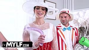 Naughty Nanny Sparks Depraved Mylf Fuck Fest Parody