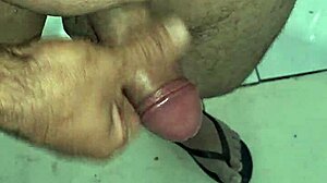 brazilian kleber masturbates hard before creampie explosion in primavera