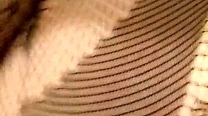 ginger bbw wife in mask shakes her fat tits and chubby ass for you