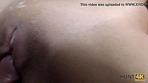 Hunt4k. Sweet revenge right in front of her boyfriend