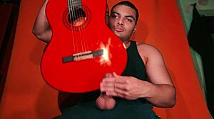 guitar grinds massive sexy chinese cock background carrot?