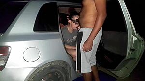 hot brazilian wife gets destroyed on huge black cock outdoors public