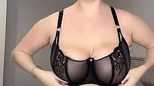 Picture my juicy big natural tits spilling out would you rip off the black or white underwear to fuck them first