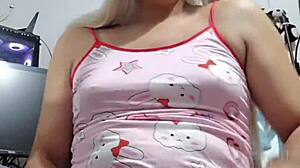 crossdressing transsexual slips into bed for a slow seductive nighttime pleasure session