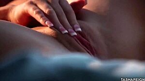 tasha reign looks amazing as she poses seductively in lingerie