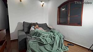 Watch this curvy latina wife get fucked while her cuck hubby stares helplessly