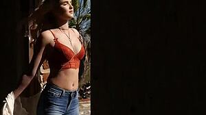 Sophia Rose's Sexy Small Tits Tease