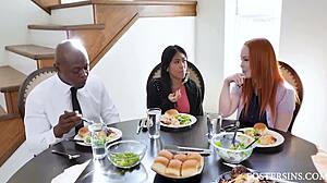 Black Foster Stepdaddy Teaches Ember Snow Lesson