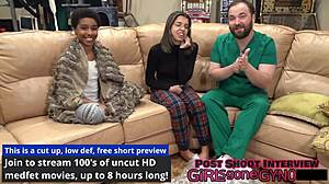 aria nicole moans in orgasm from foley catheter handjob and creampie play