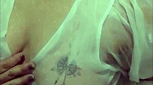 damn, this viral student's solo shower shows off her huge tits and pussy lips