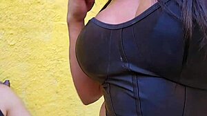 innocent milf seduces young stud poolside for big cock blowjob and creampie