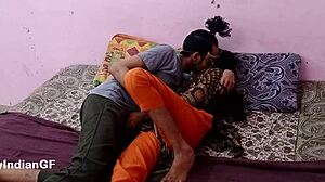 skinny indian college teen, why so horny for boyfriend's rough cock after class?