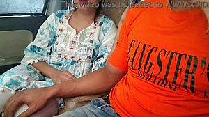 i love cute desi saara bhabhi's outdoor car fun with big guy