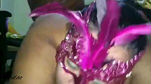 damn this fat latina bbw with huge ass and tits spreads her hairy pussy for licking then takes deep anal creampie