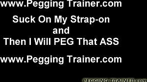 Feel my massive fat strapon stretch and dominate your tight ass completely