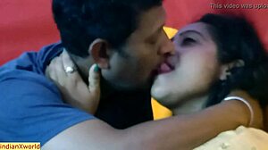 Indian bhabhi rides but penis fails in hot hindi fuck