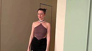 my slut stepsister grabbed my throbbing cock instead