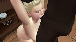 Girlfriend's fat ass clapped hard with bonus deepthroat pov