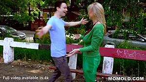 you won't believe how this horny milf nadya basinger rides and doggystyles her young babysitting charge bareback!