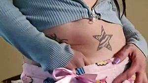 Adorable petite Emy Angel looks so cute and tiny at 18