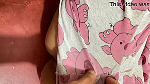Chibola begs for cock in her pink pussy spooning missionary closeup!