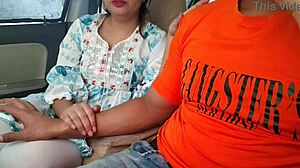 i love cute desi saara bhabhi's outdoor car fun with big guy