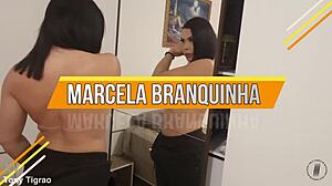 backstage at tigrao red brazilian brunette marcela branquinha flaunts big ass and tits
