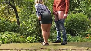stepmom's hairy chubby ass makes me cum hard in doggystyle roleplay on her tight hole