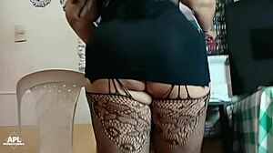 horny stepmom flaunts massive ass begging for finger then deep pussy pounding creampie part 1