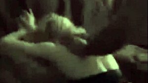 Horny wife bitch gets fucked hard interracial while cuck husband jerks off watching