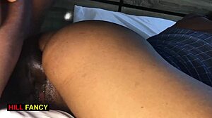 seductive ebony teen's perfect ass stretched by monster black cock