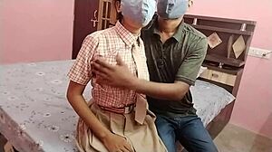 18-Year Desi VIRGIN Teen's First DOGGY with Huge BOOBS Bouncing
