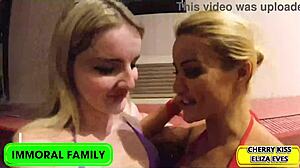 cherry kiss squirts everywhere during intense step-sibling banging