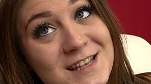 Experienced brunette lesbians intimately lick and vibe together