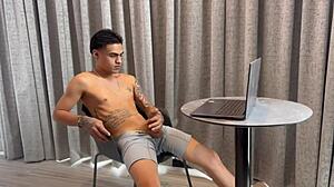 big tits mexican milf ely marquez moans as her wet pussy gets raw fucked and creampied in motel