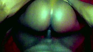 Tight ebony teen hints at massive cum explosion