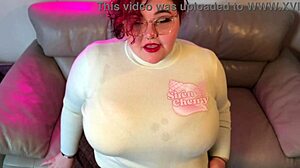 big ass bbw milf cheats with 15-inch anal dildo in her fat curvy body