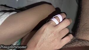 Real Couple Teases Under the Bedsheet in Secret Touch