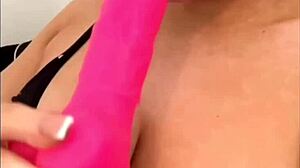 horny coed slut squirts on toys while stepdad lurks next door pov